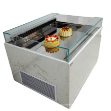 new product wooden glass display cabinet cupcake bread pastry cooling showcase glass jewelry display cabinet